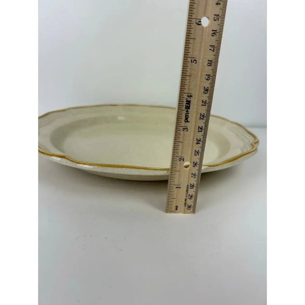 Mikasa Garden Club EC400 Stoneware XL Serving Plate Platter 12